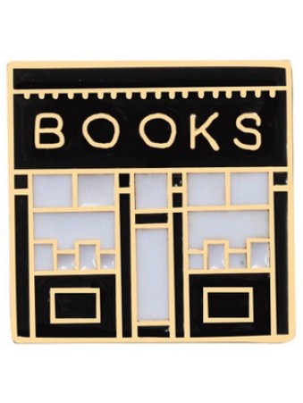 Book Shop Enamel Pin